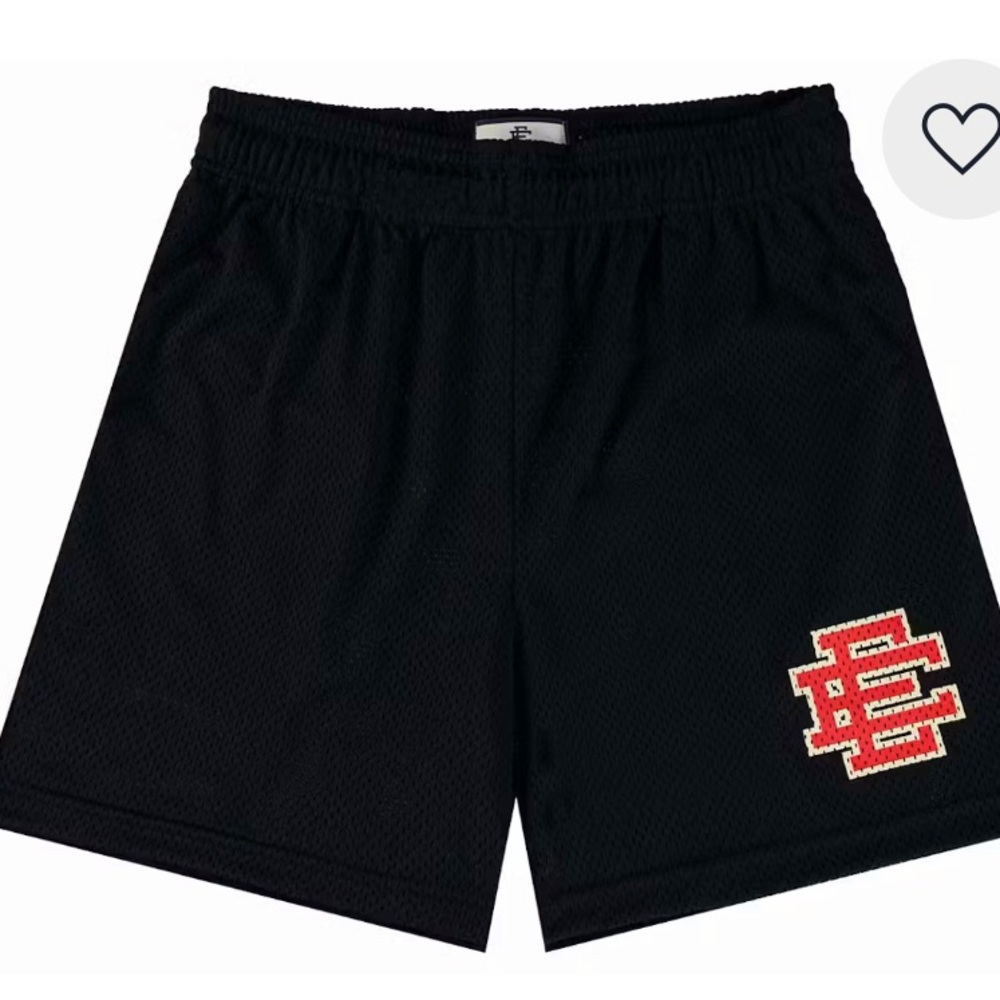 Black Eric Emaunal basketball shorts size medium